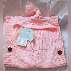 NWT - Wrap Swaddle Blanket Knit Sleeping Bag Sleep Sack Stroller Wrap for Baby